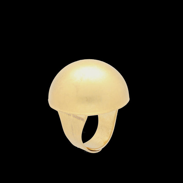 Vanessa Baroni Big Bead Ring, Vintage Gold