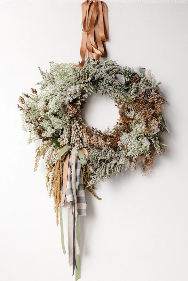 Wreath Wall Hanging, Country Style twopairs homeware