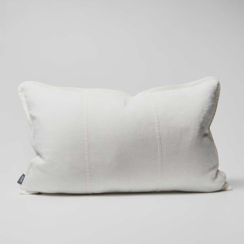 Eadie Luca Linen Cushion, Off White