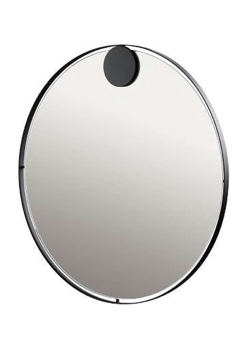 Zone Hooked On Rings Wall Mirror, black