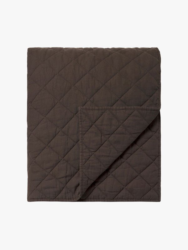 L&M Home Soho Quilt King, Chocolate