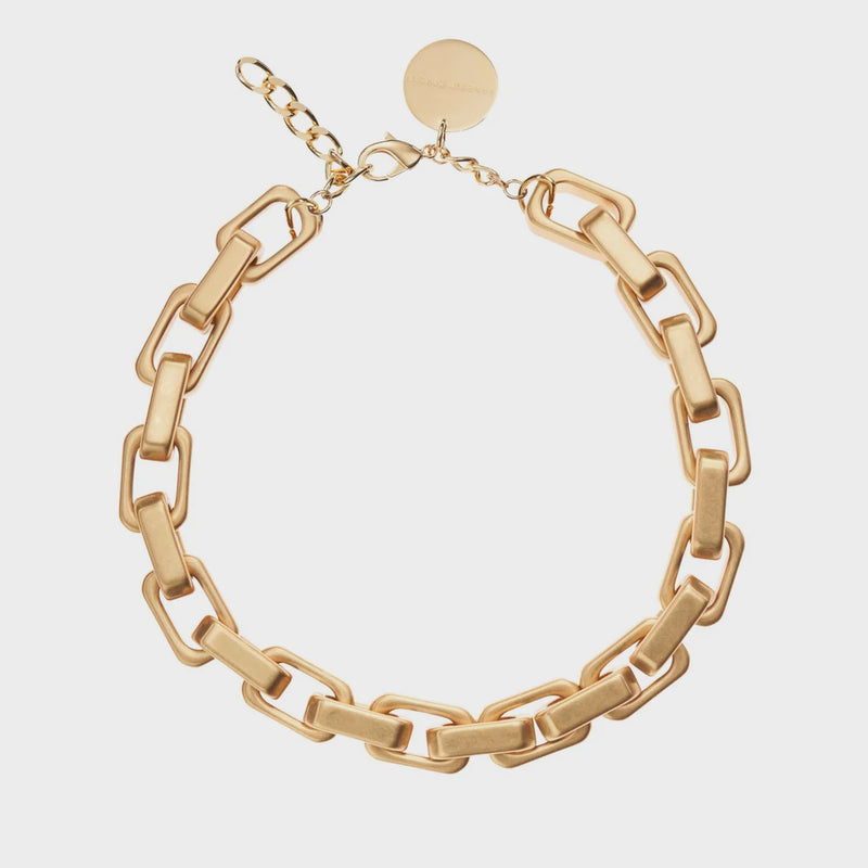 Vanessa Baroni, Tank Necklace, Gold