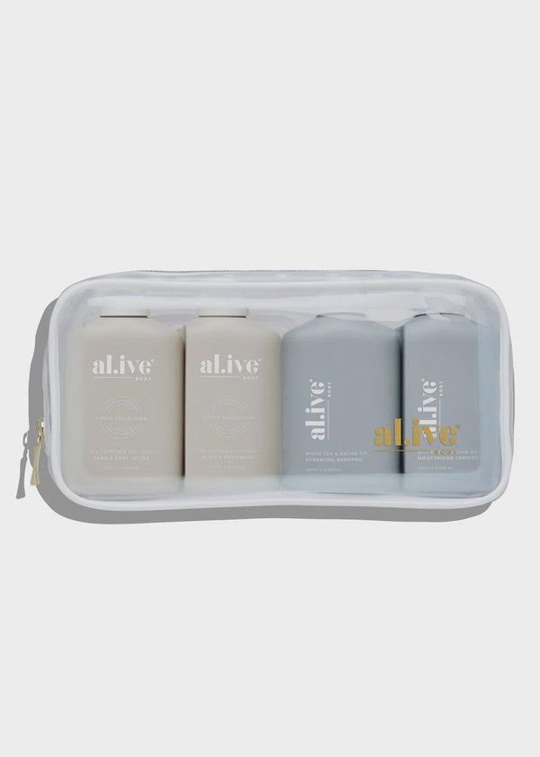 Al.ive Hair and Body Travel Pack of 4